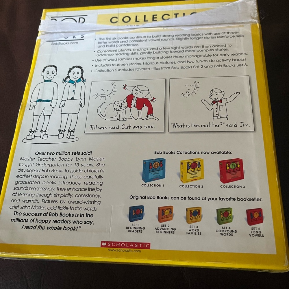 Bob Books Collection 2 Scholastic Advancing Beginners Word Families Home School. - Picture 3 of 4
